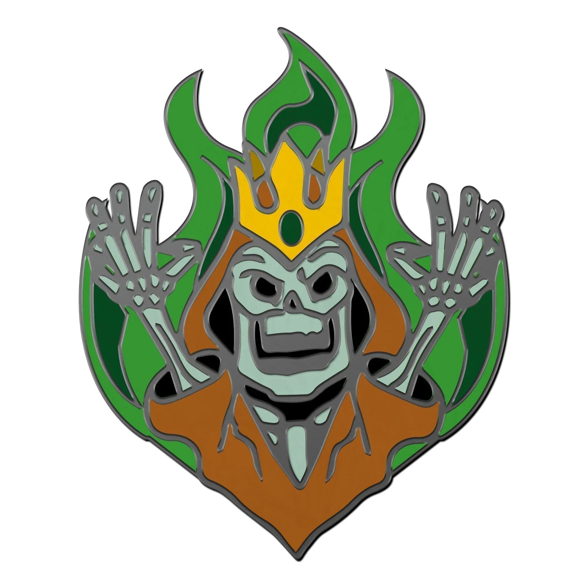 Lich - Hard Enamel Adventure Dice Pin Metal by Norse Foundry - Out of Play
