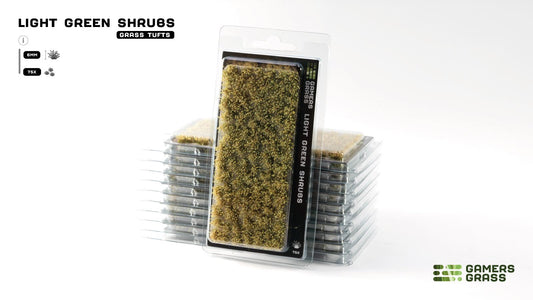 Gamers Grass - Shrub Set - Light Green - Out of Play