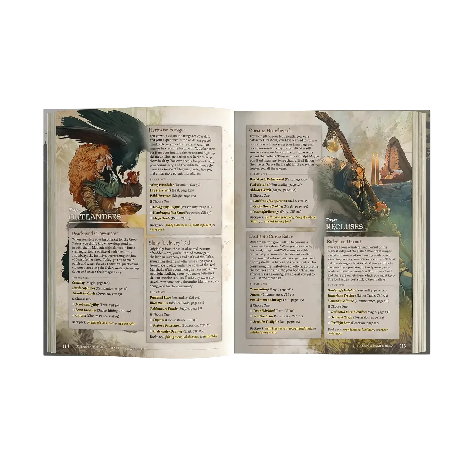 Hearts of Ravensdale - Setting Book - Legend in the Mist