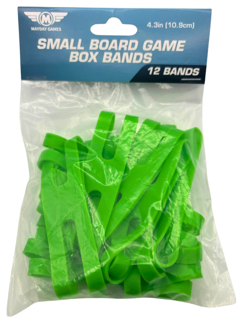 12 Pack of Small Board Game Box Bands (4.3 inches) - Out of Play