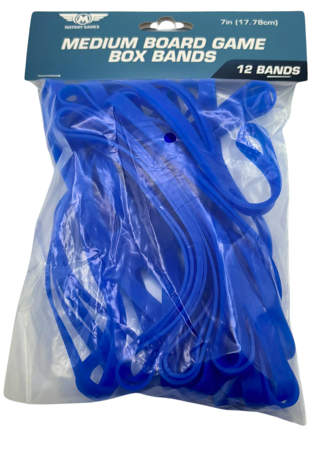 12 Pack of Medium Board Game Box Bands (7 inches) - Out of Play