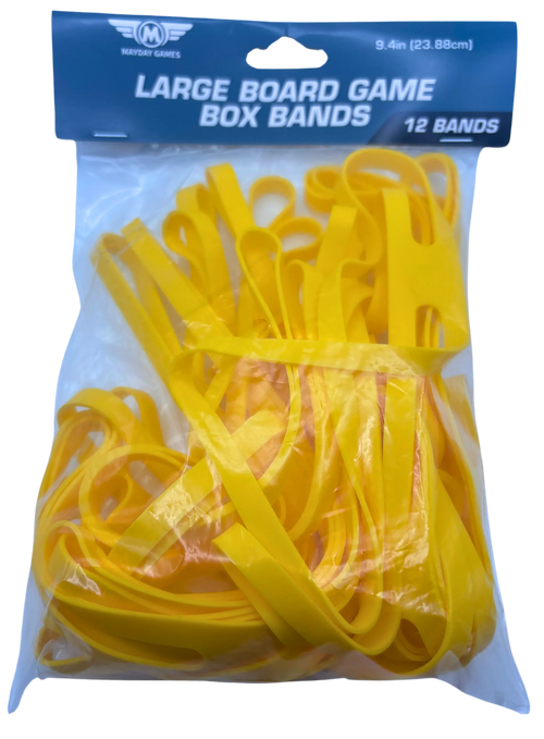 12 Pack of Large Board Game Box Bands (9.4 inches) - Out of Play