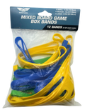 12 Pack of Mixed Board Game Box Bands (4 of each Small, Medium, Large) - Out of Play