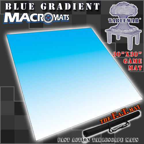 30x30" 'Blue Gradient' MacroMat Photography Backdrop - Out of Play