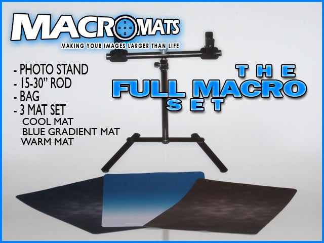 MacroMats Photography Full Backdrop Set
