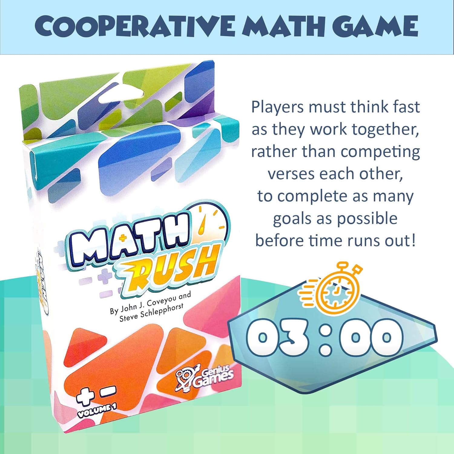 Math Rush: Addition and Subtraction | A Cooperative Time-Based Educational Math Flash Card |STEM Game to Master Mental Math Skills
