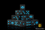 Mercenary Knights Dice - Black - Out of Play