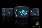 Mercenary Knights Dice - Black - Out of Play
