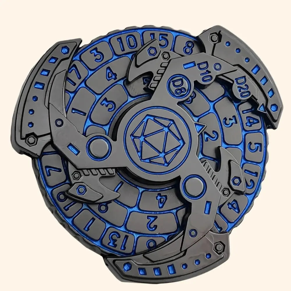 Metal 7-in-1 Spinner Die - Out of Play Board Game Accessories