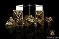 Christmas Metal RPG Dice Set - 7 Pieces - Out of Play