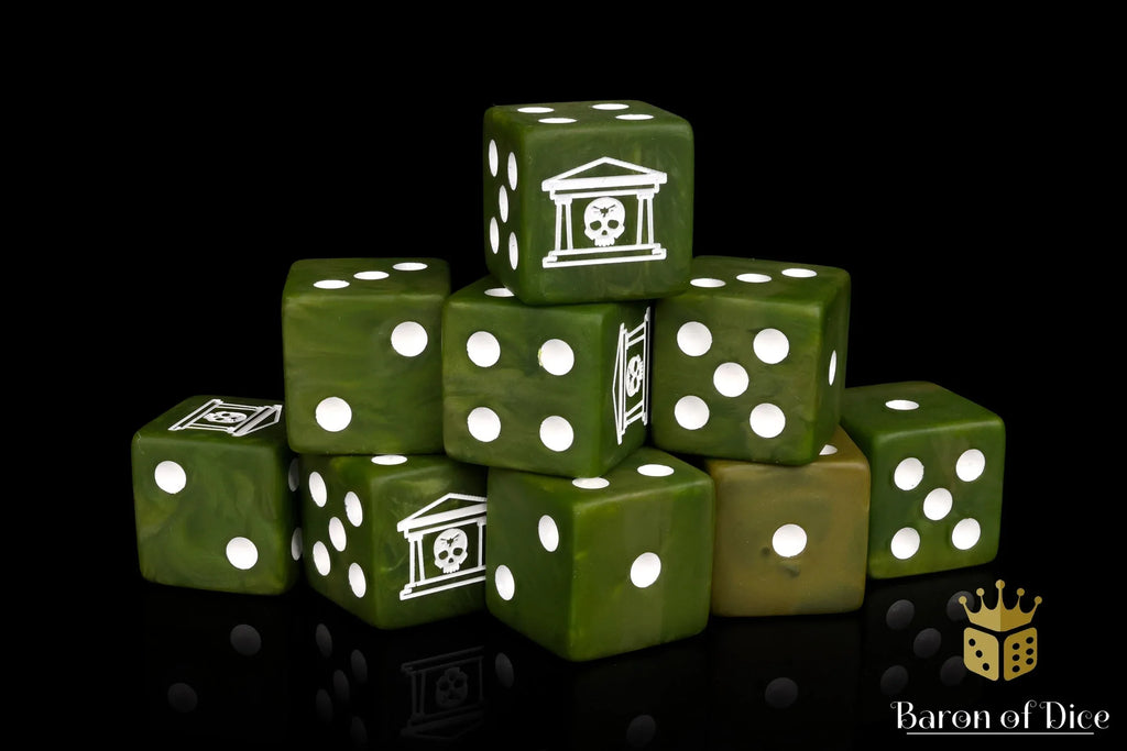Military Gate Dice - Military Green - Out of Play