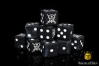 Military Sergeant Dice - Black - Out of Play