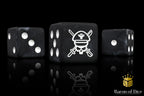 Military Sergeant Dice - Black - Out of Play