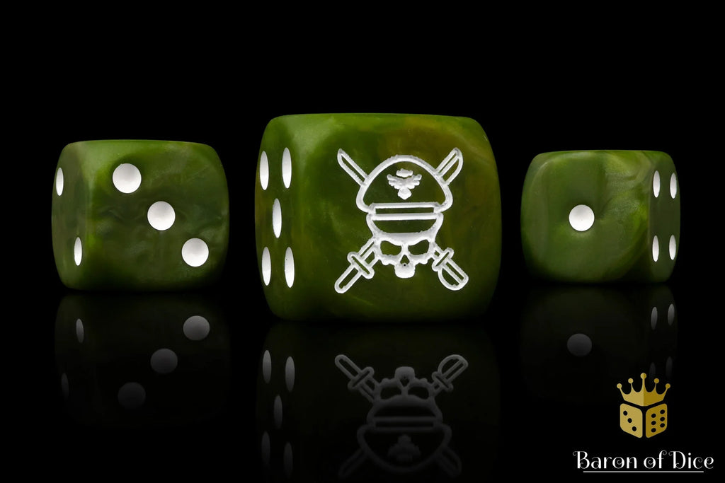 Military Sergeant Dice - Camoflauge - Out of Play