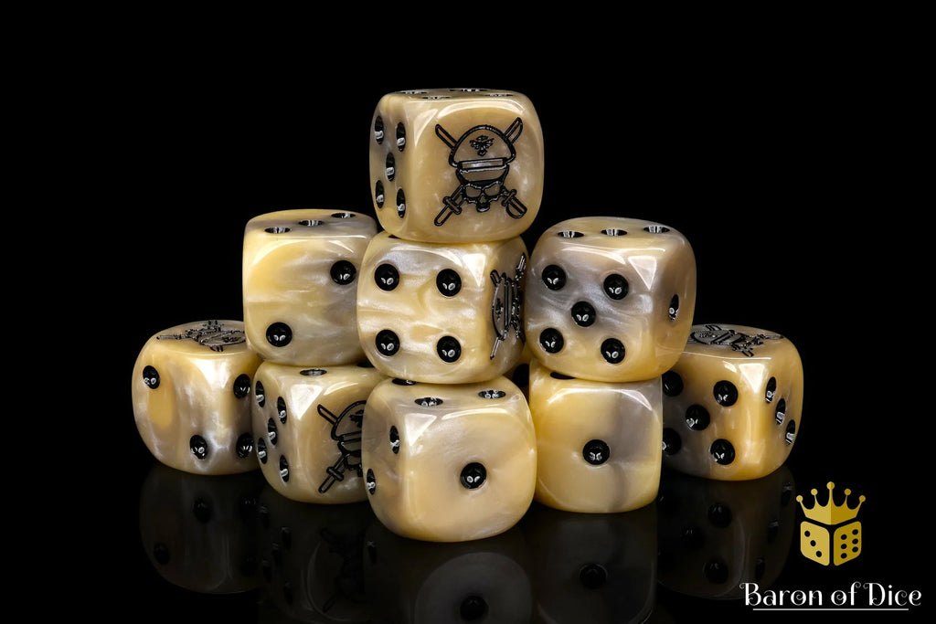 Military Sergeant Dice - Desert - Out of Play