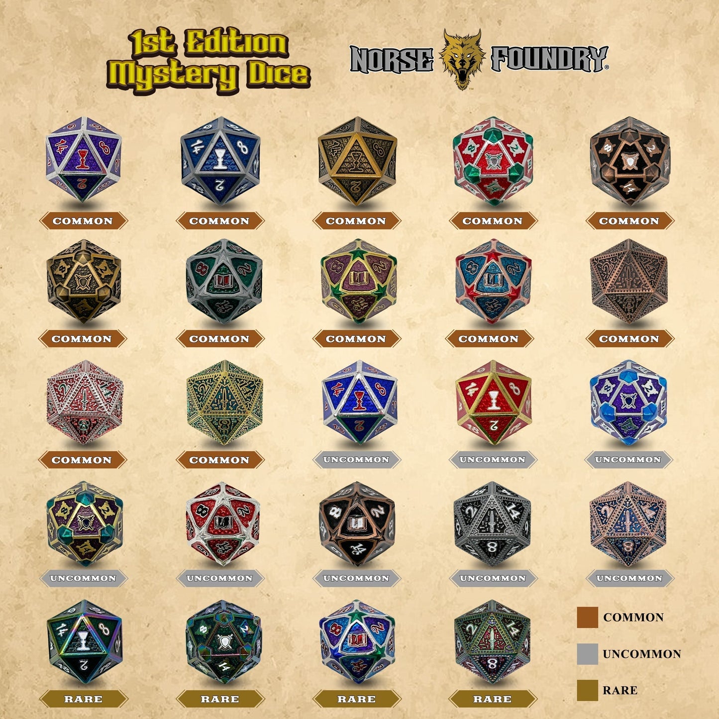 Mystery Dice 1st Edition - Out of Play