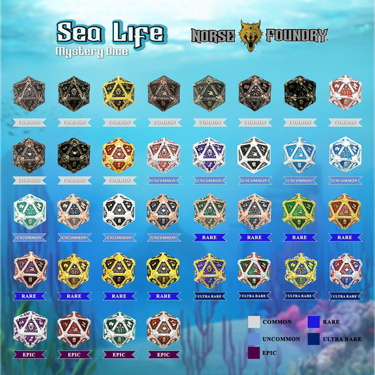Mystery Dice Series 2 - Sea Life Norse Foundry