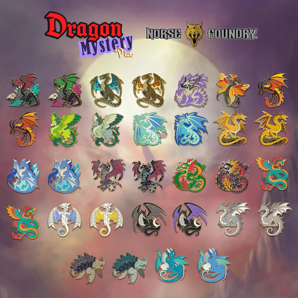 Mystery Dragon Pin - Out of Play