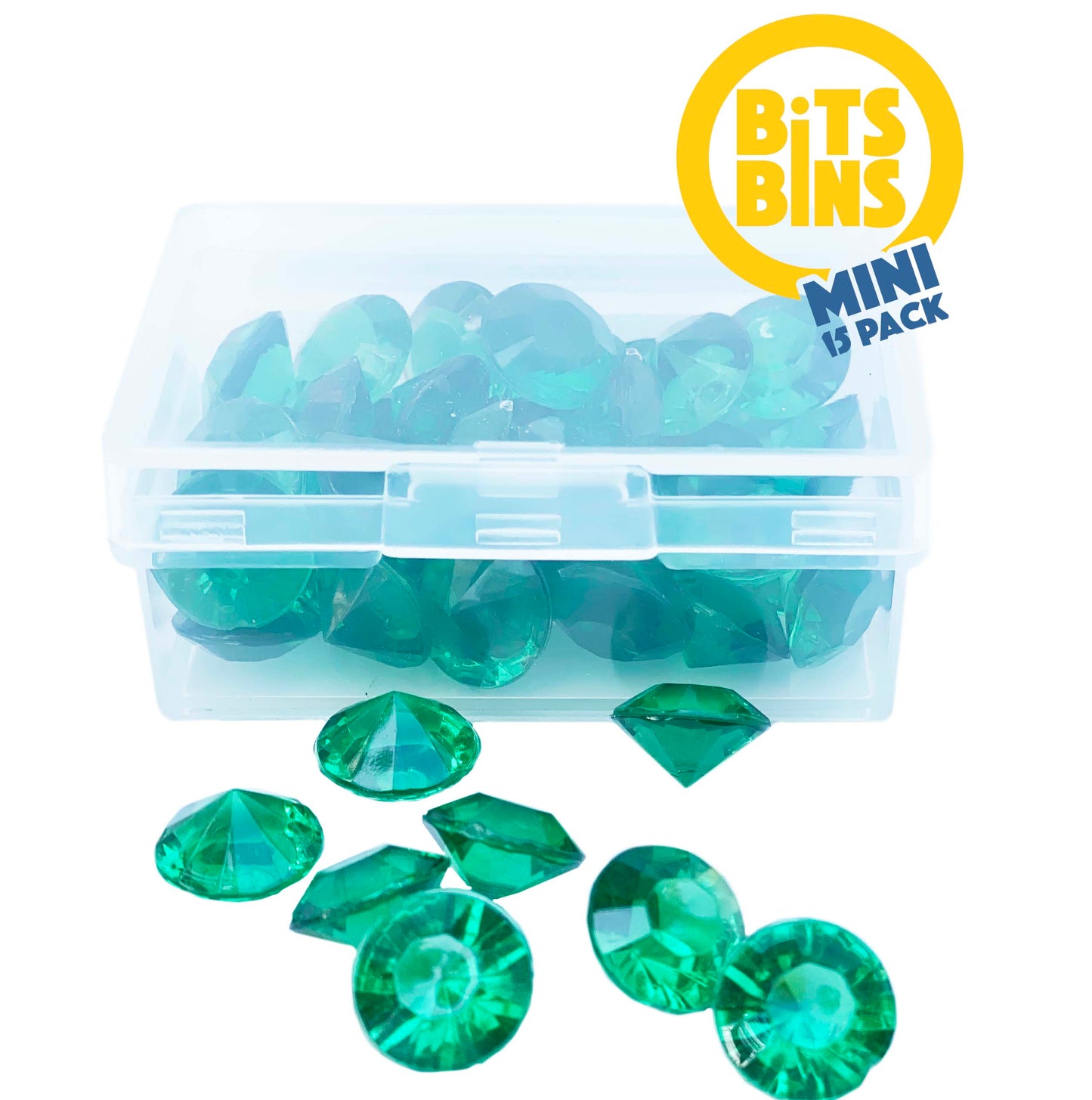 15 BitsBins Mini | Containers Measure 2.4" X 1.8" X 0.95" - Out of Play