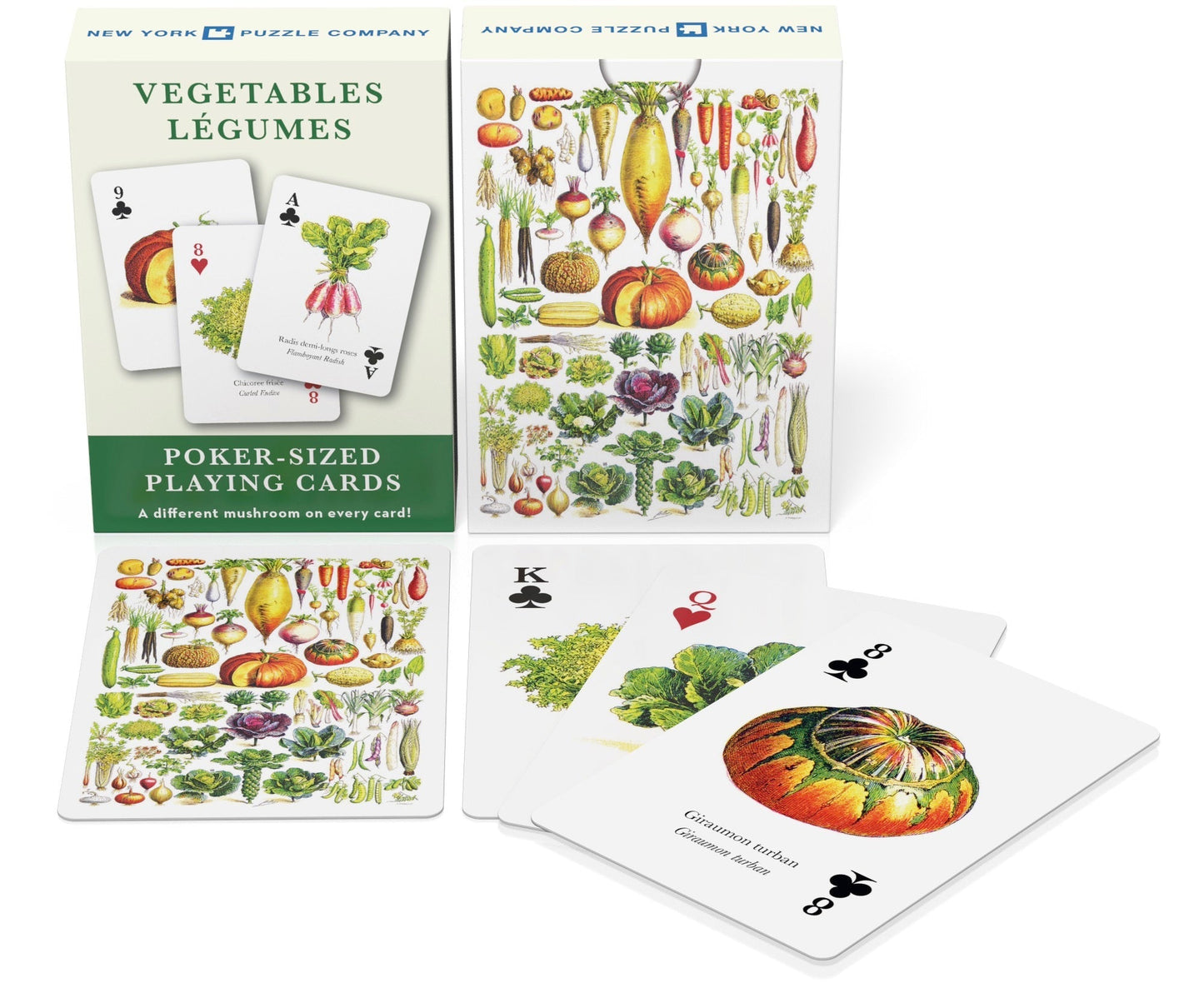 Vegetable Playing Cards New York Puzzle Company