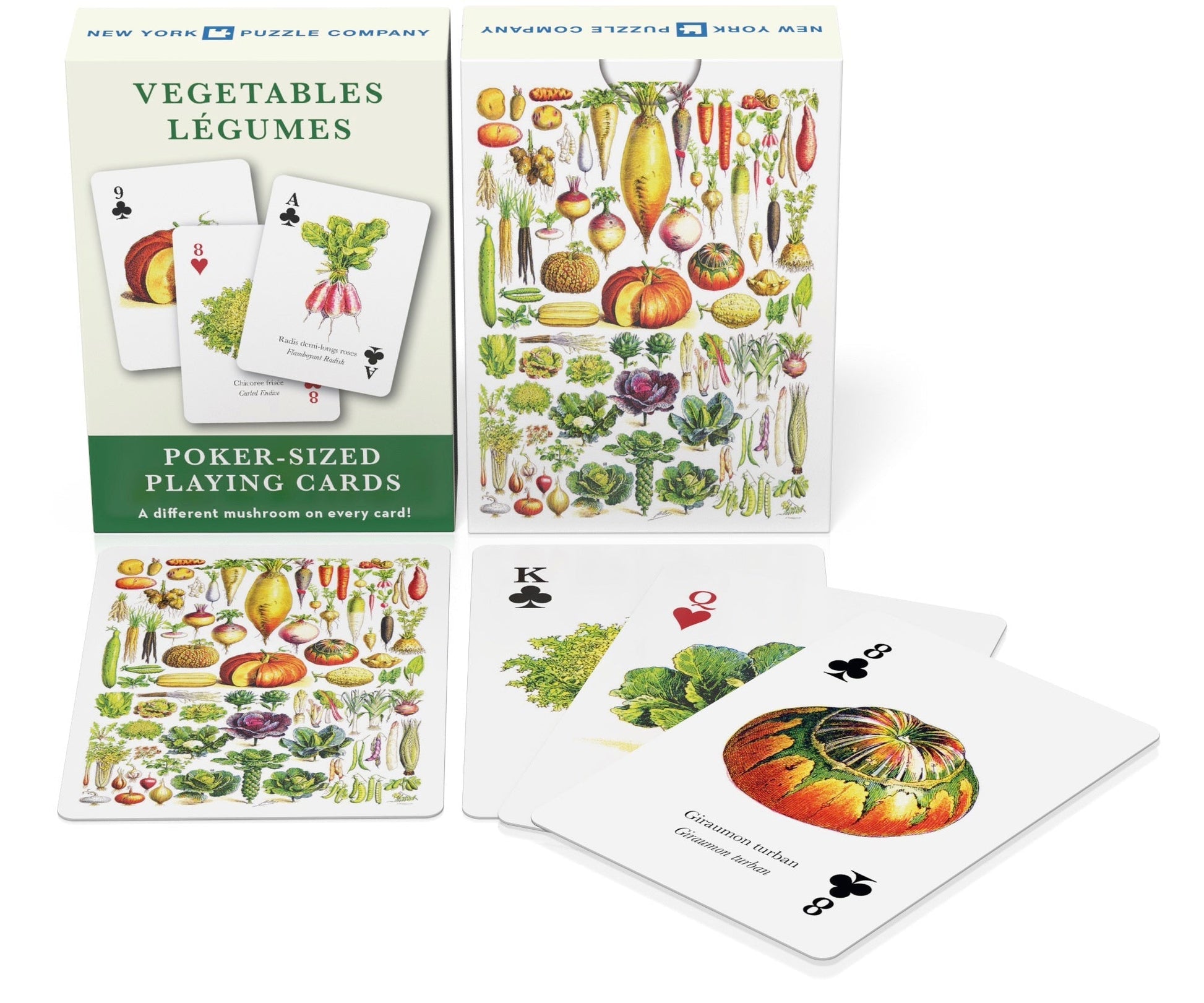 Vegetable Playing Cards New York Puzzle Company