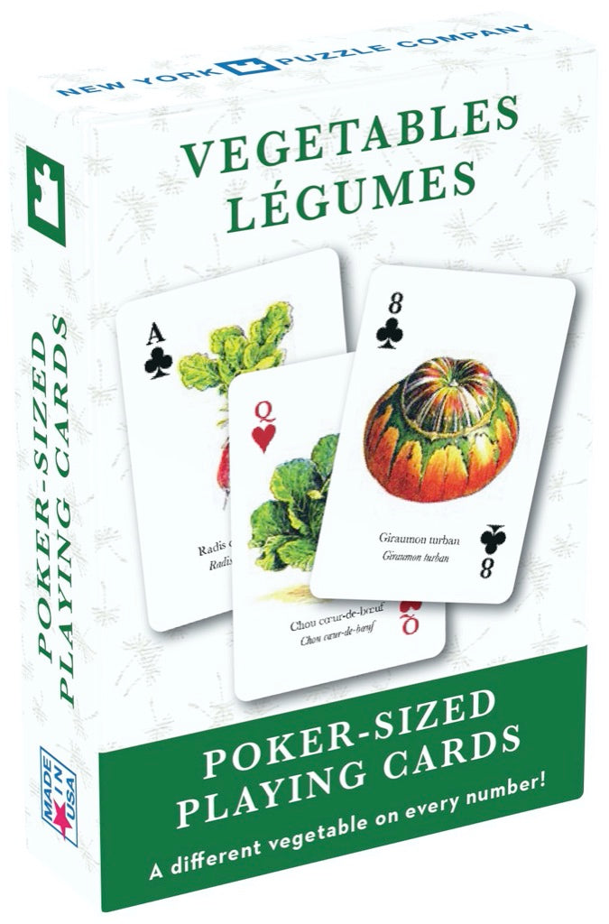 Vegetable Playing Cards New York Puzzle Company