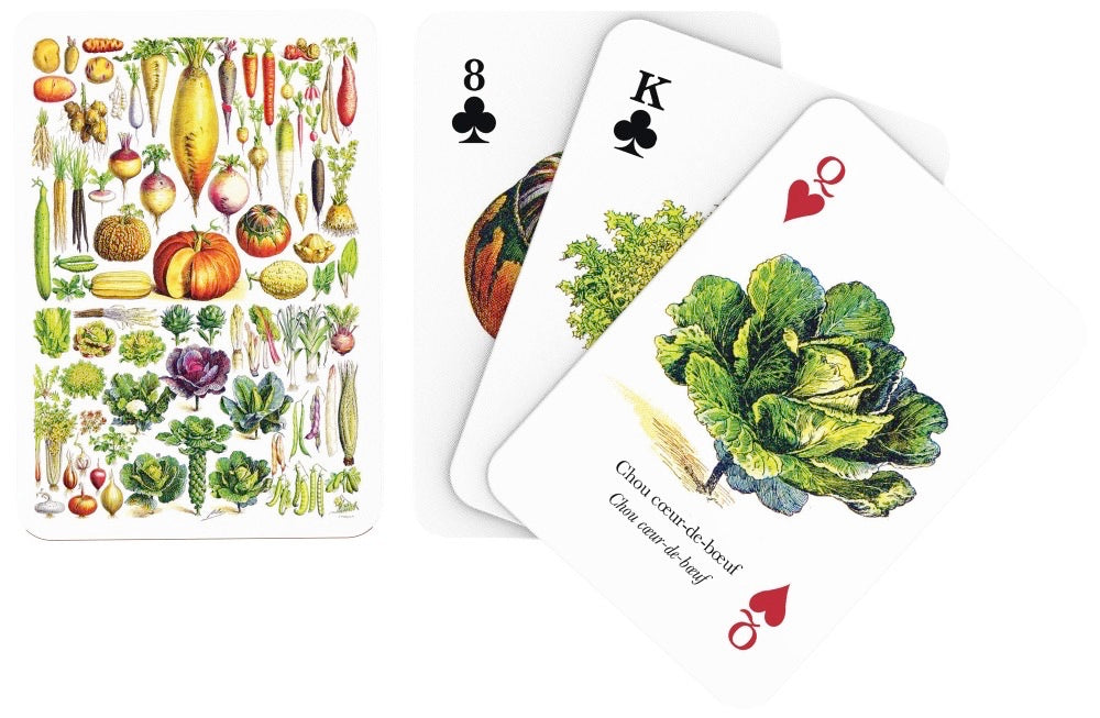 Vegetable Playing Cards New York Puzzle Company