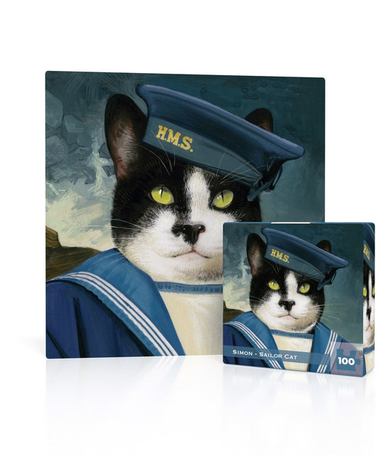Simon - Sailor Cat Mini New York Puzzle Company