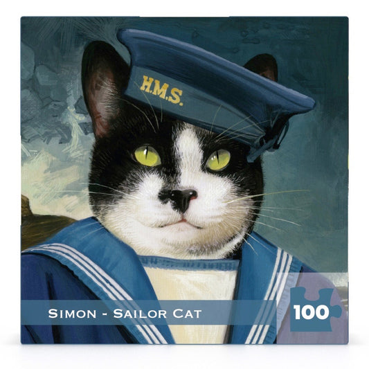 Simon - Sailor Cat Mini New York Puzzle Company