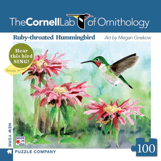 Ruby-throated Hummingbird Mini New York Puzzle Company