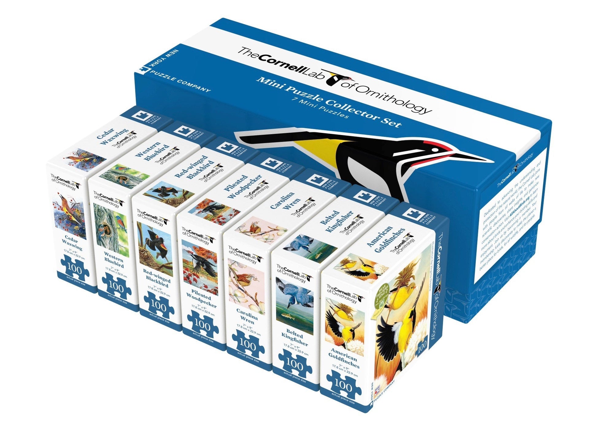 Cornell Birds Mini Puzzle Collector's Set New York Puzzle Company