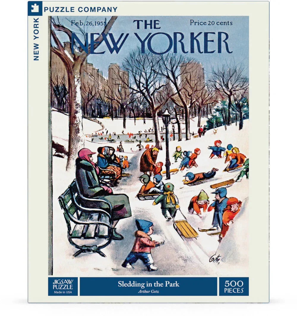 Sledding in the Park - Out of Play