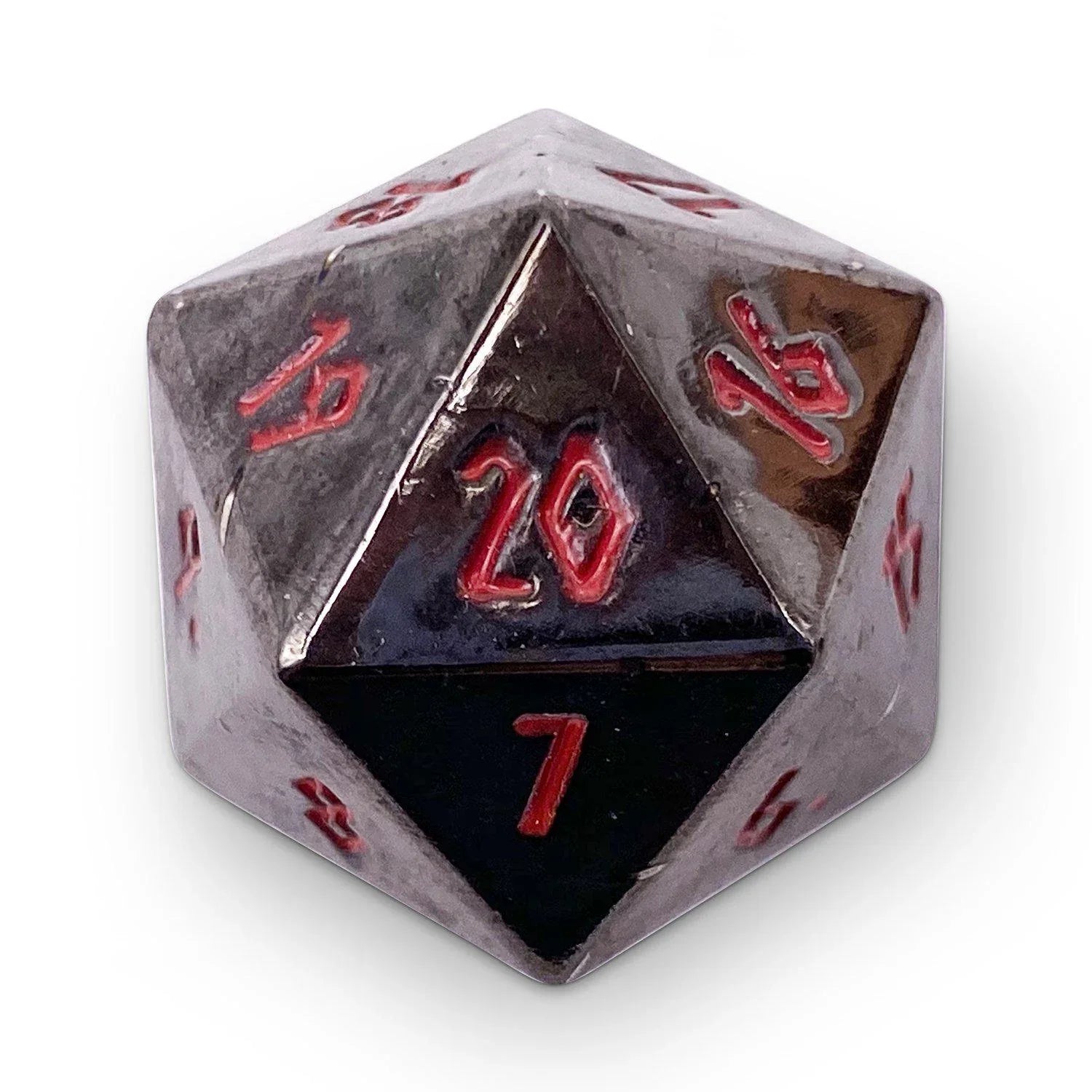 Nightmare Black Metal Countdown Dice 25mm - Out of Play
