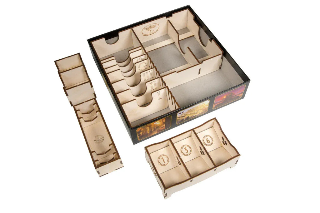 7 Wonders Duel Compatible Game Organizer - Out of Play
