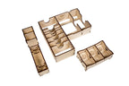 7 Wonders Duel Compatible Game Organizer - Out of Play