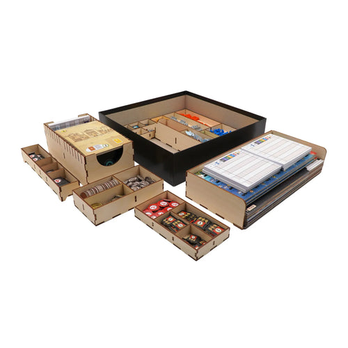 7 Wonders and Expansions (New Edition) Compatible Game Organizer - Out of Play
