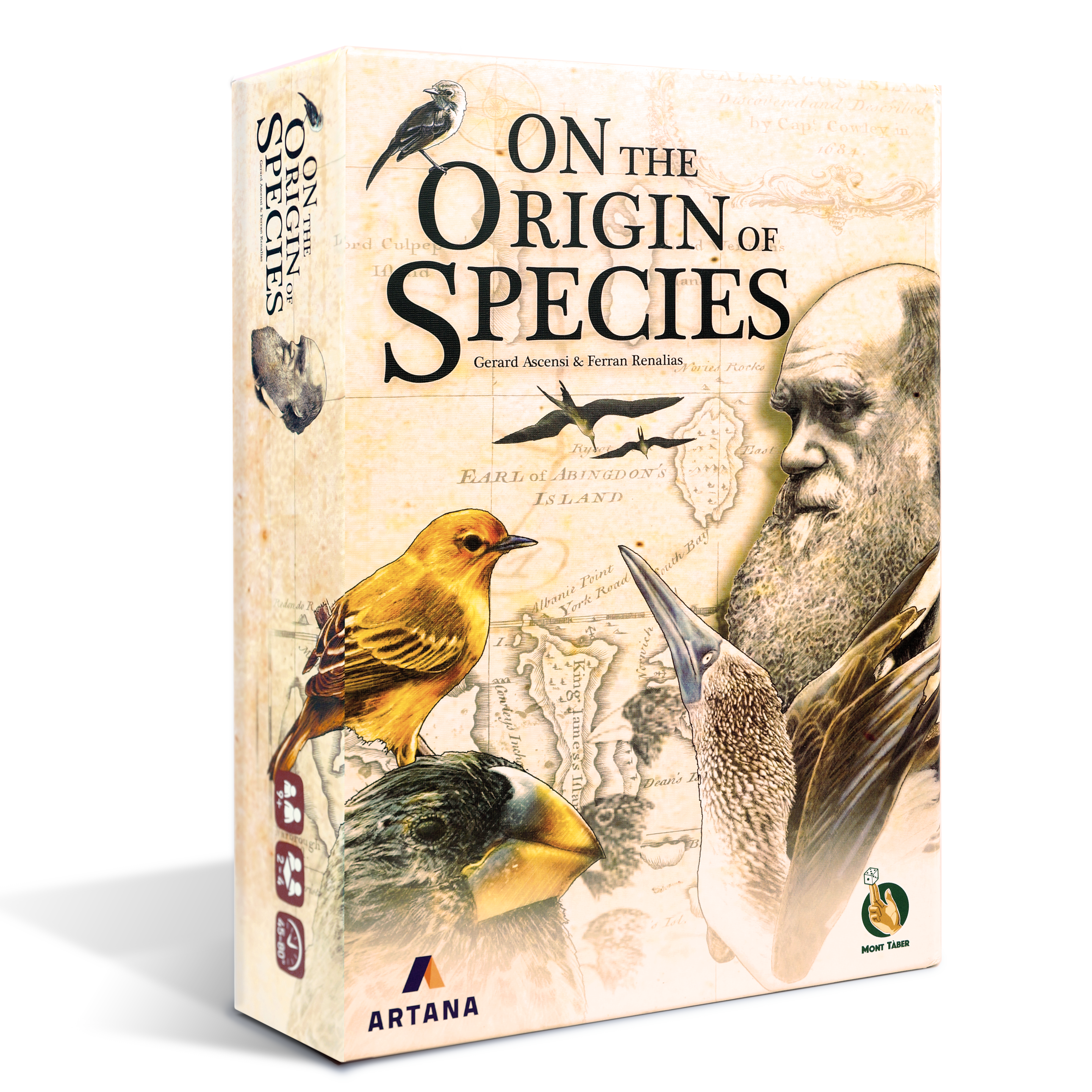 On the Origin of Species - An Evolutionary Research Board Game - Charles Darwin's Trip Through the Galapagos as a Strategic Science Board Game