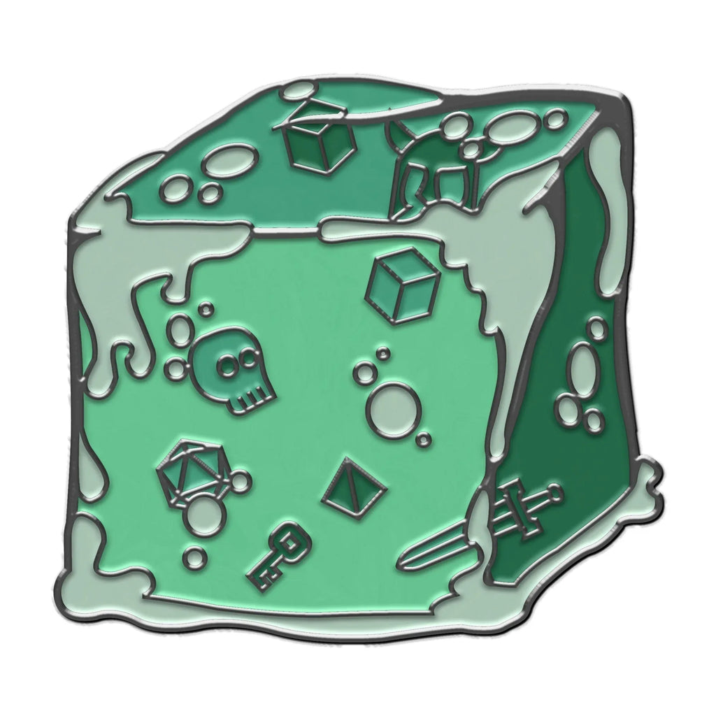 Ooze of Doom - Hard Enamel Adventure Dice Pin Metal by Norse Foundry - Out of Play
