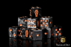 Day of the Dead Dice - Orange Coffin