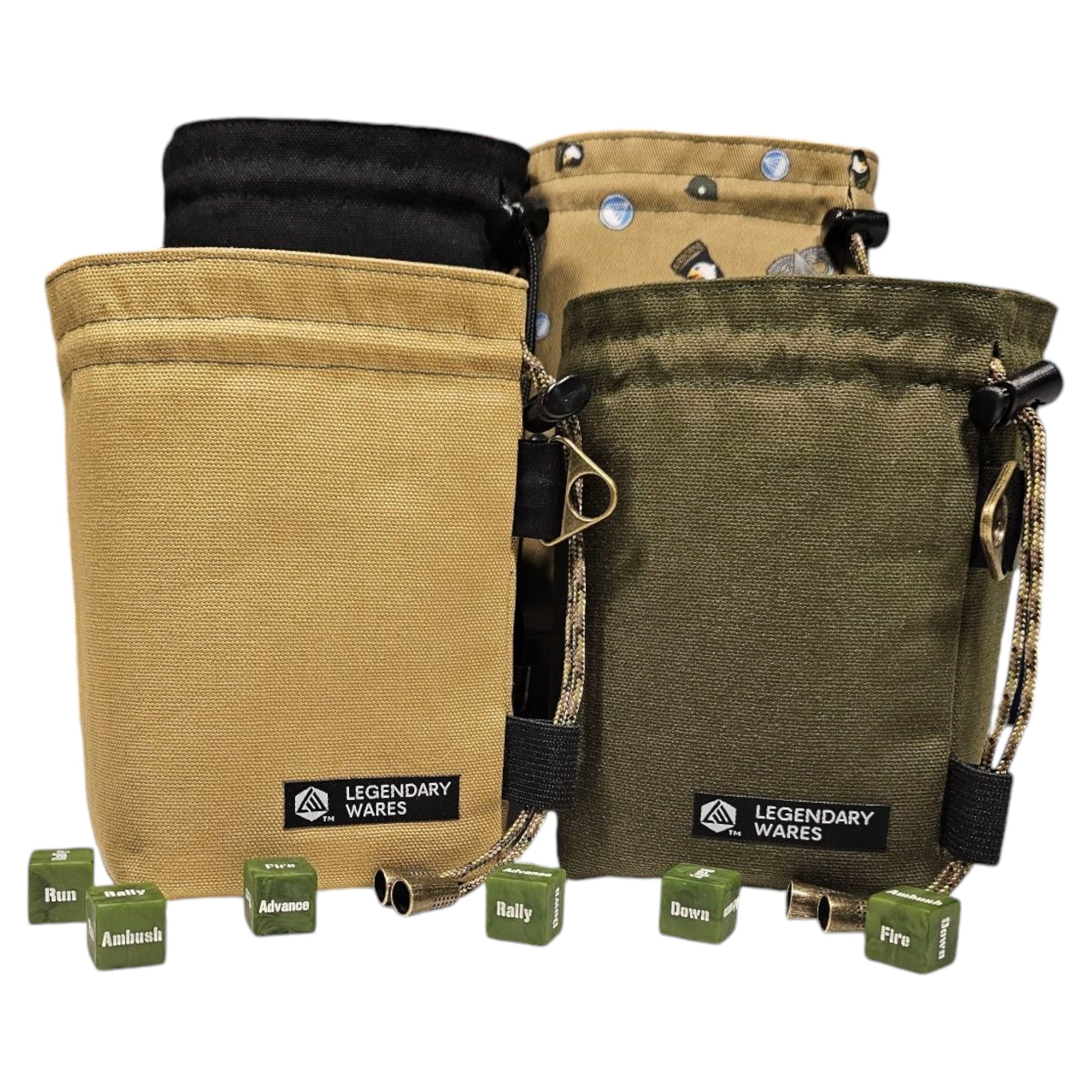 Order & Action Dice Bags - Out of Play