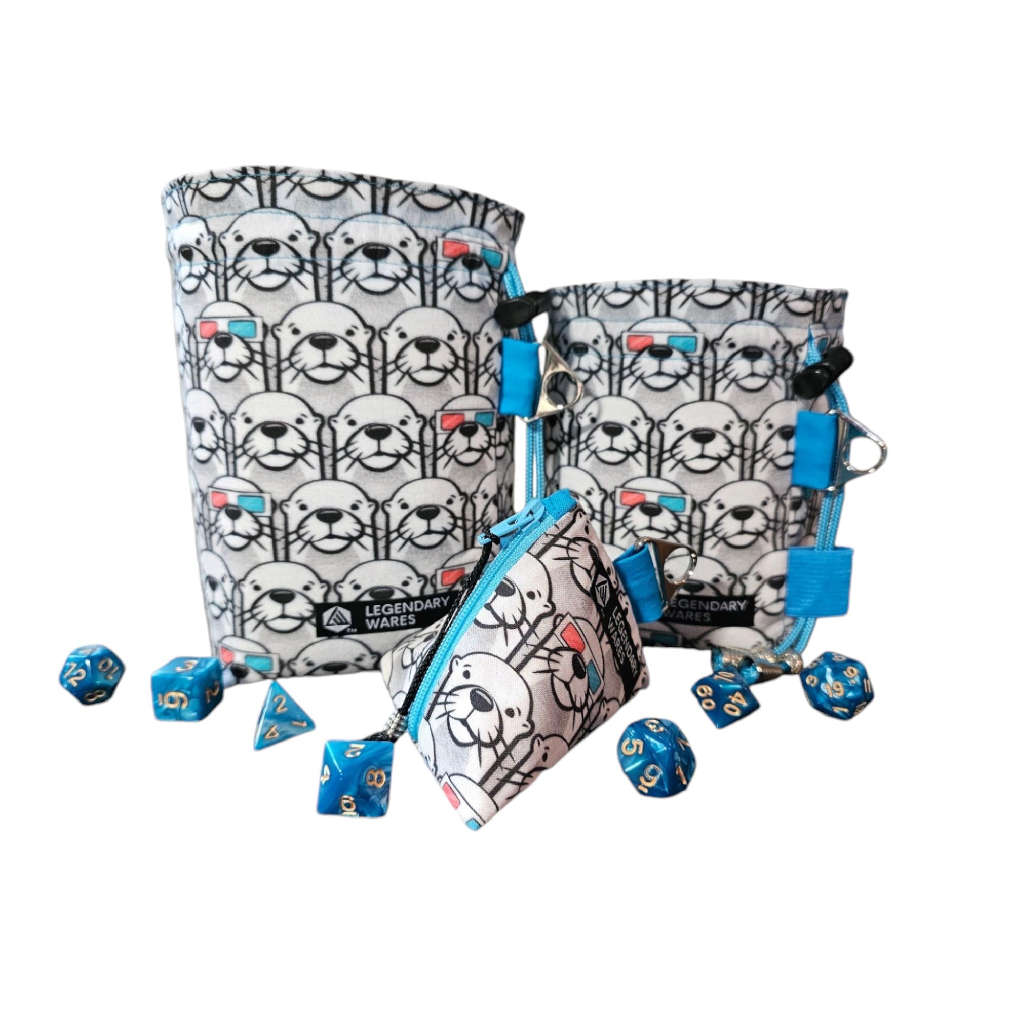 Otter Madness Dice Bags - Out of Play