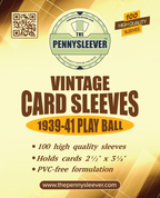 Vintage Card Sleeves Play Ball (100 count) - Out of Play