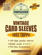 Vintage Card Sleeves 1951 Topps (100 count) - Out of Play