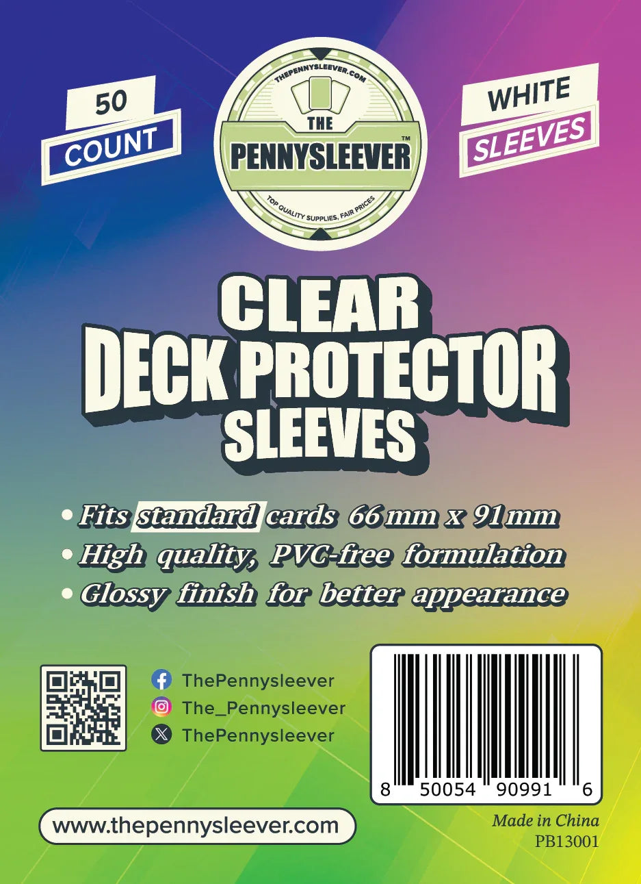 TCG/Pokémon CLEAR Deck Protector Sleeves (50 count) - Out of Play