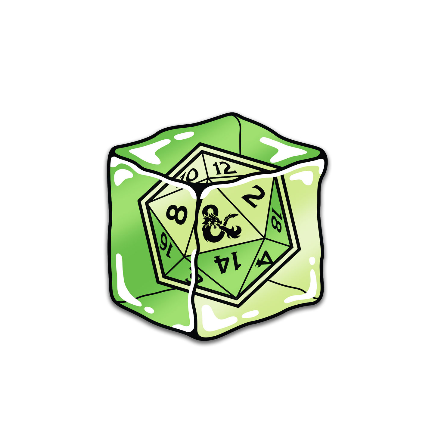 Dungeons & Dragons - Gelatinous Cube (Glow in the Dark!)