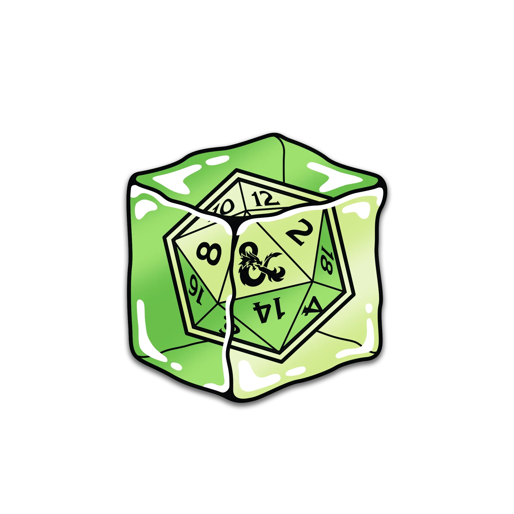 Dungeons & Dragons - Gelatinous Cube (Glow in the Dark!) - Out of Play