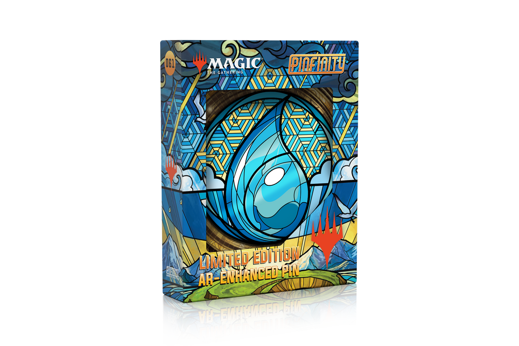 Magic: the Gathering - Stained Glass Island Pin - Out of Play