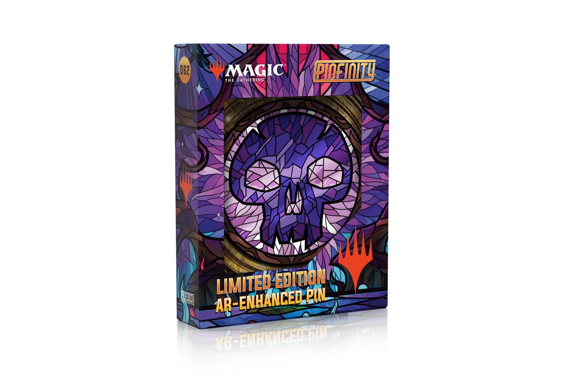 Magic: the Gathering - Stained Glass Swamp Pin Pinfinity - Augmented Reality Collectible Pins