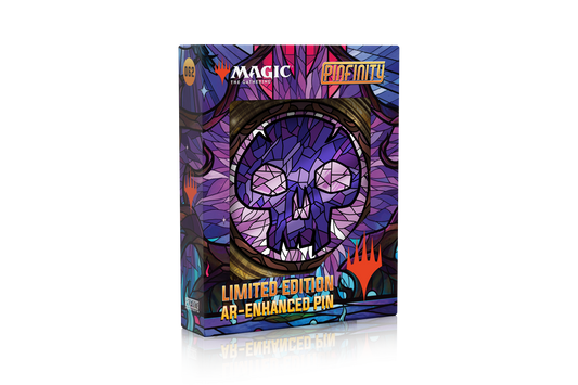 Magic: the Gathering - Stained Glass Swamp Pin Pinfinity - Augmented Reality Collectible Pins