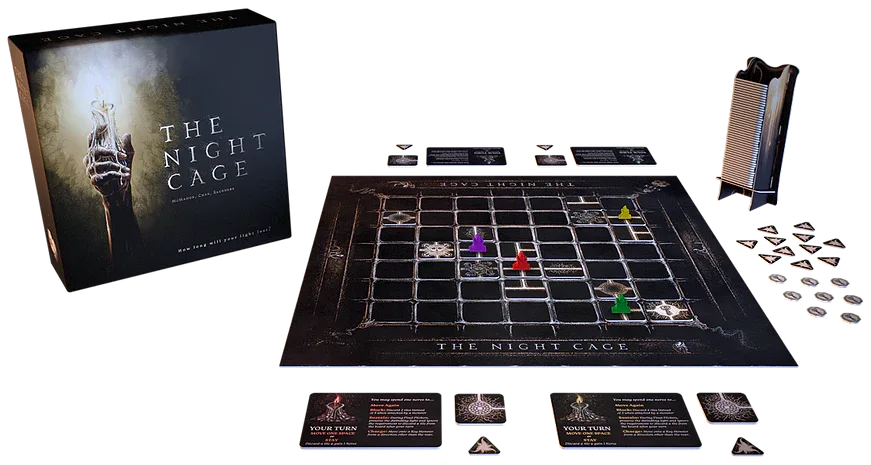 The Night Cage - Deluxe Edition with Neoprene Game Mat - Out of Play